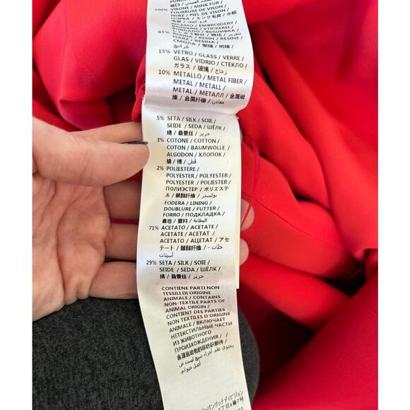 GUCCI Fall 2016 Runway Hibiscus Wool Silk Embroidered Mini Dress 38IT/XS - Picture 14 of 15